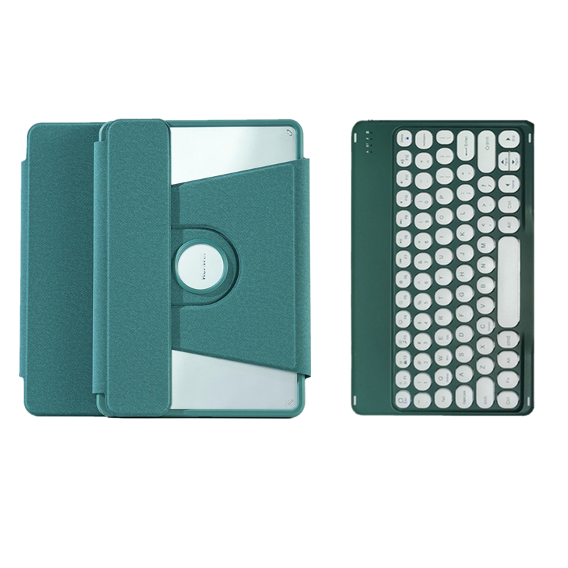 Bao Da Máy Tính Bảng Bằng acrylic Cứng Trong Suốt Có Bàn Phím Xoay Và Ngăn Đựng Bút Cho xiaomi pad 5 / pad 5 pro 5 / pad 6