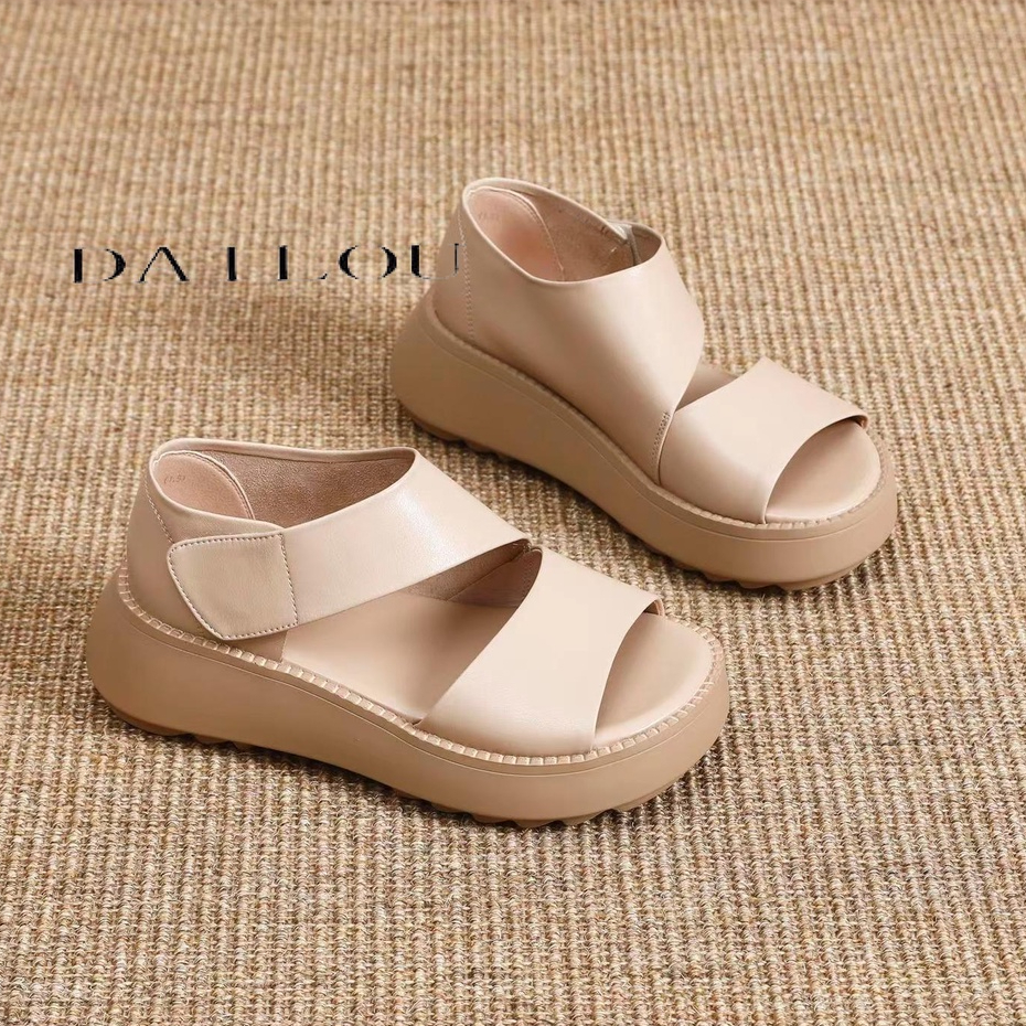 DAILOU dép sandal nữ giày sandal nữ dép đế cao đi biển Thoải Mái Xinh Xắn 31Z23080406