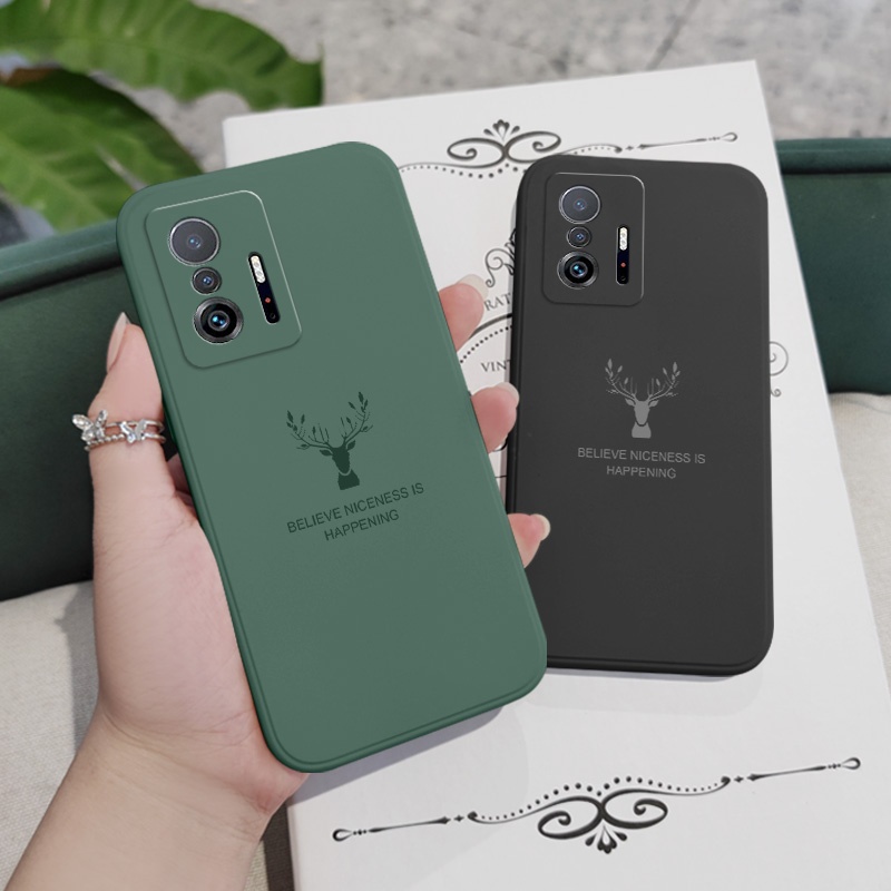 Ốp Điện Thoại Hình Nai Cho xiaomi mi 13t 12t 11t 10t pro lite mi 9t pro 5g