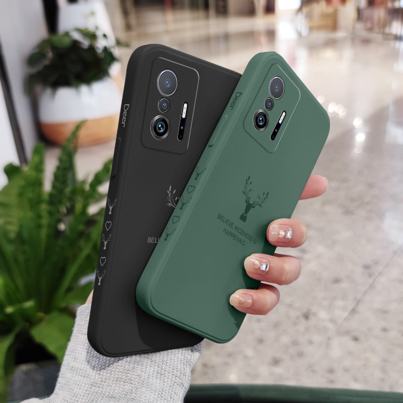 Ốp Điện Thoại Hình Nai Cho xiaomi mi 13t 12t 11t 10t pro lite mi 9t pro 5g