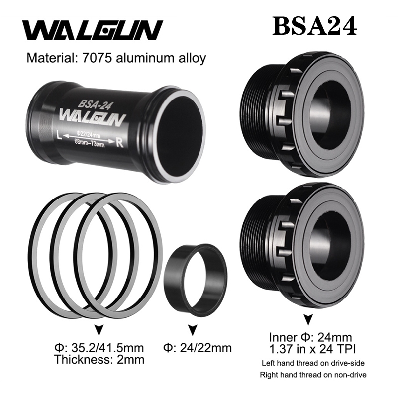 Bsa Khung Dưới Xe Đạp bsa24 bsa30 bb mtb road 24mm 30mm