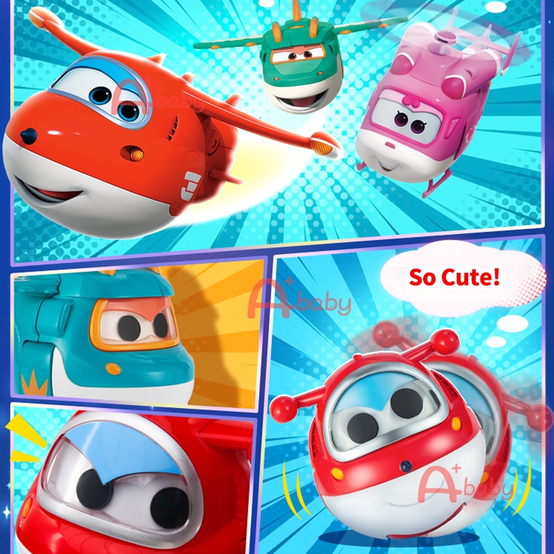 Super Wings AULDEY Đồ Chơi Mô Hình Máy Bay Phản Lực roly-poly