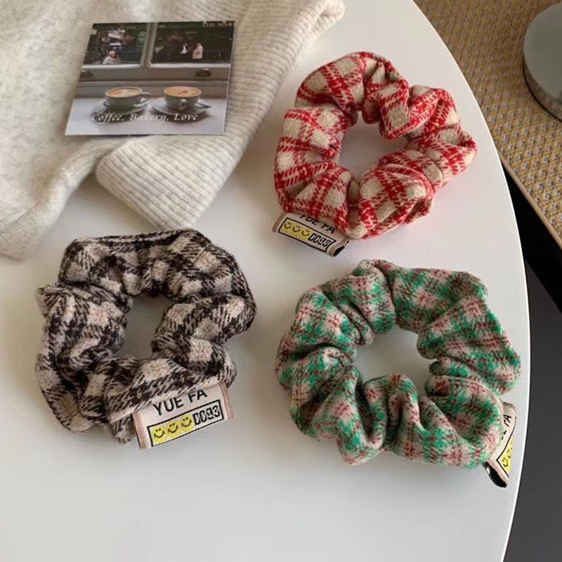 Dây Buộc Tóc Đuôi Ngựa Bằng Len Phong Cách vintage Cho Nữ