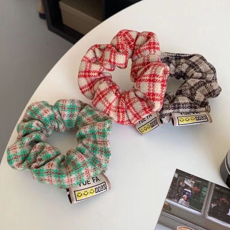 Dây Buộc Tóc Đuôi Ngựa Bằng Len Phong Cách vintage Cho Nữ