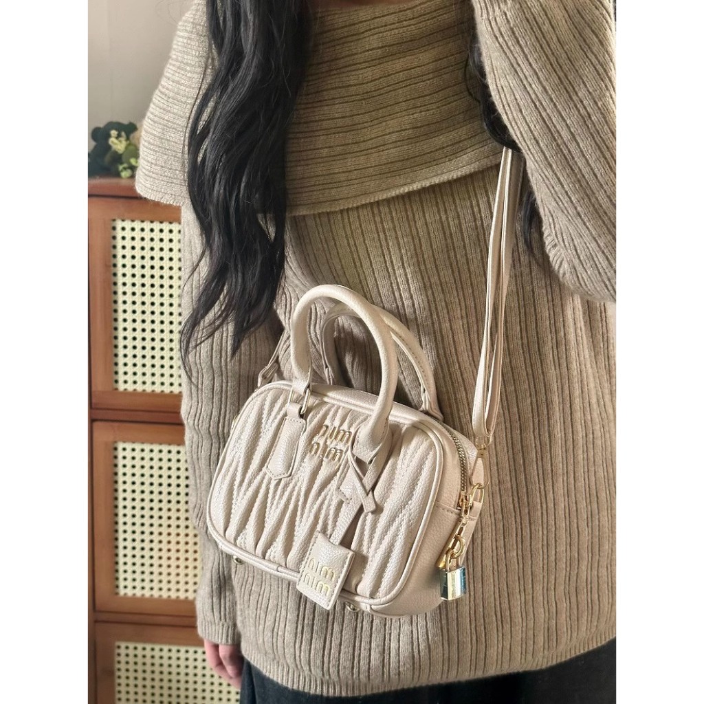 Aha Túi Xách Đeo Vai Màu Trắng Sữa Phong Cách Thời Trang Mới 2023 Dành Cho Bạn Nữ