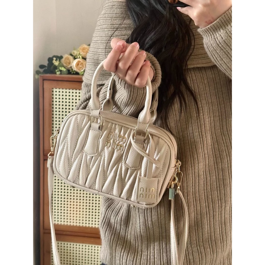 Aha Túi Xách Đeo Vai Màu Trắng Sữa Phong Cách Thời Trang Mới 2023 Dành Cho Bạn Nữ