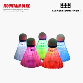 Bộ 10 cầu lông dạ quang có bóng nylon nhựa chống huỳnh quang ban đêm phát sáng