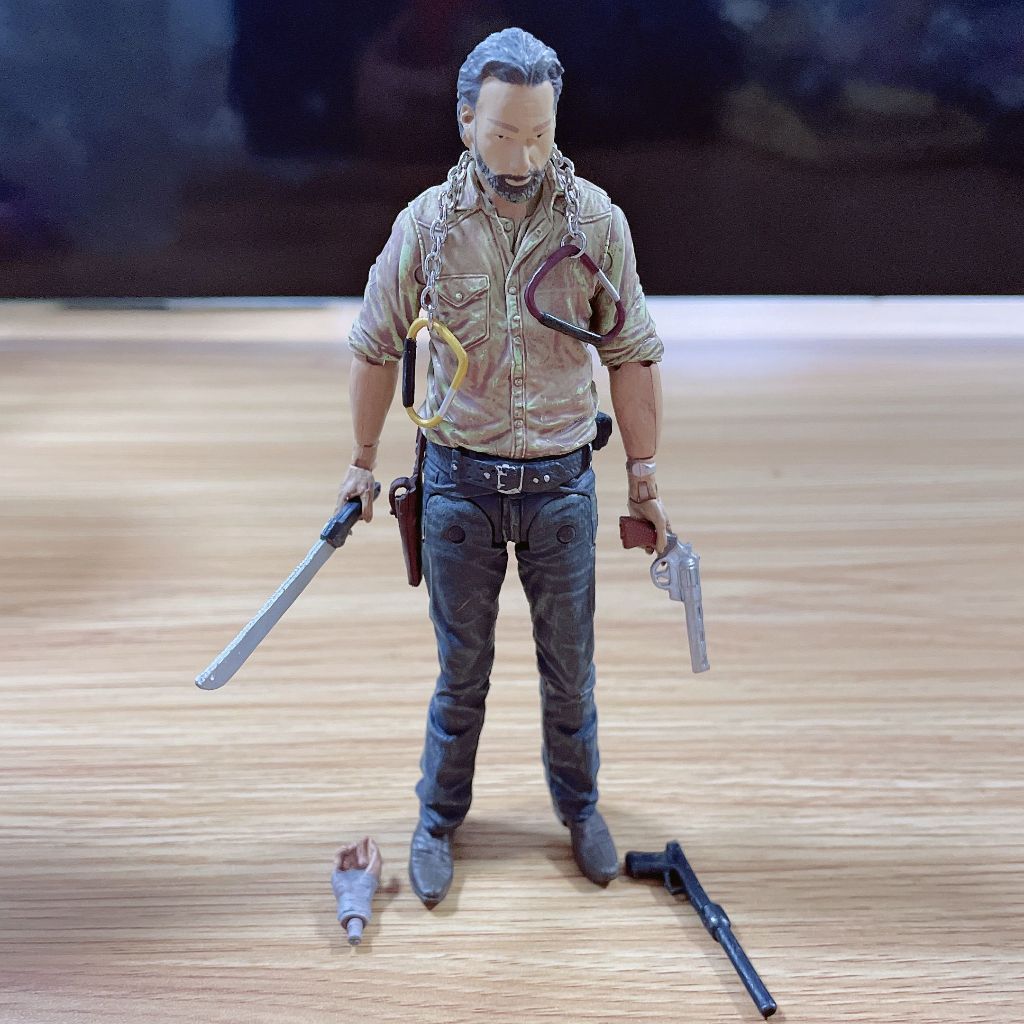 Mô Hình Nhân Vật Phim the Walkinging dead 2 Phong Cách 13cm Bằng pvc