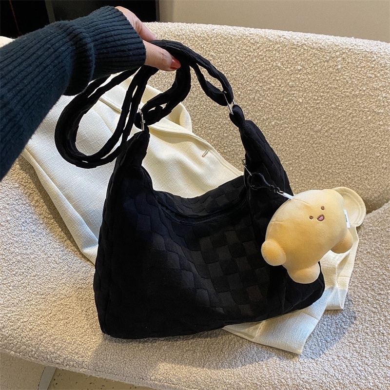 Túi tote Đeo Vai Dung Tích Lớn Màu Trơn Thời Trang 2023 Cho Nữ