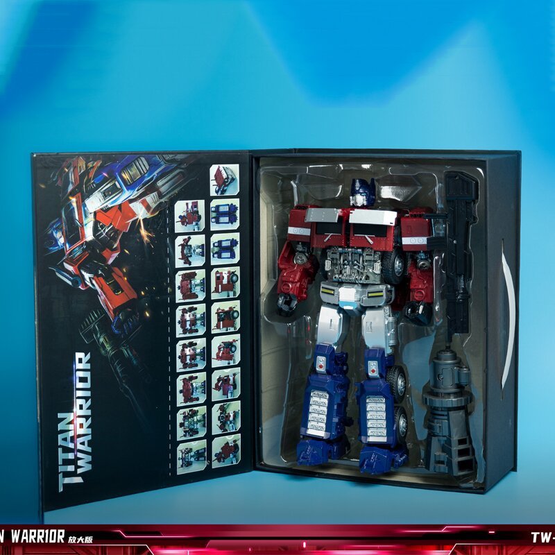 Mô Hình robot 32cm big optimus prime baiwei tw-1027d Chân Thật