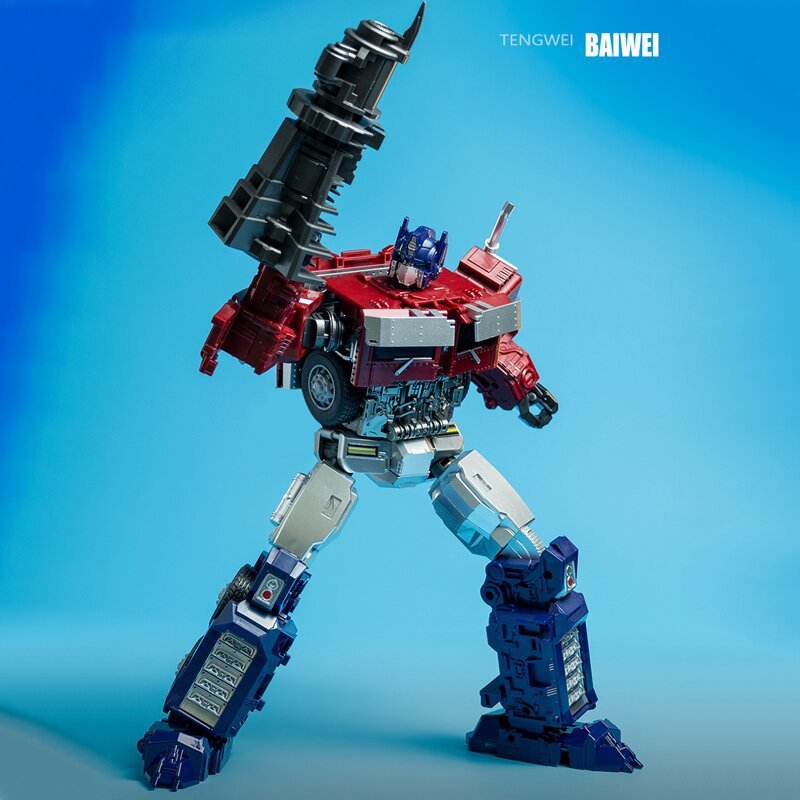 Mô Hình robot 32cm big optimus prime baiwei tw-1027d Chân Thật