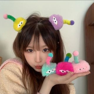 Kẹp tóc búp bê mắt to xấu xí dễ thương cho nữ