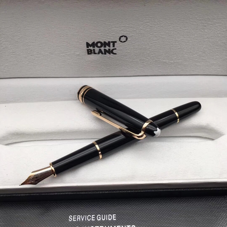 Mb Bút Máy taipan 163 resin Đen Vàng