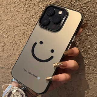 ốp iphone 11/12/13/14/15 Pro Max Silver Case Smiley Face Case For ốp lưng iphone 11,12,13,14,15,11PM,12PM,13PM,14PM,15PM