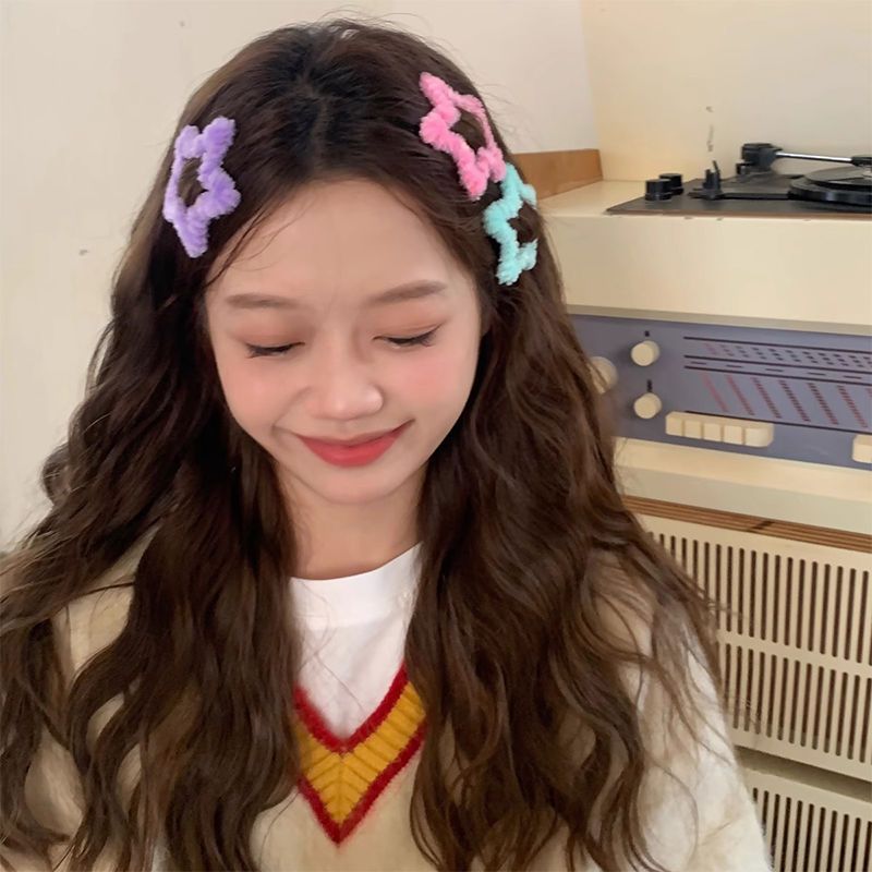 Bộ QuầN ÁO HìNh Thú Dễ Thương Cho Bé Kẹp Tóc Hình Ngôi Sao Màu Sắc Ngọt Ngào Cho Nữ