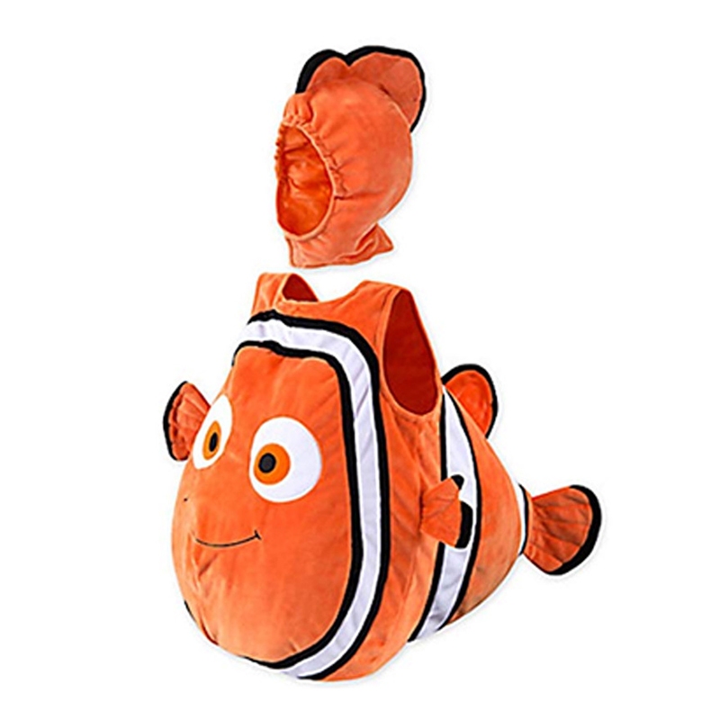 Bộ Áo Liền Quần Hóa Trang Cá Có Nón Cho Bé