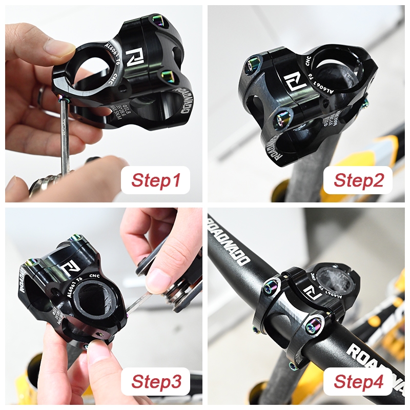 Pô Tăng Chiều Cao 31.8 x 35mm Bằng Nhôm CNC Siêu Nhẹ Chất Lượng Cao Cho Xe Đạp Leo Núi