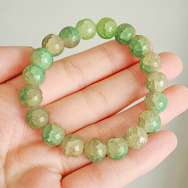 Vòng Tay Hạt Đá Ngọc Bích 10mm