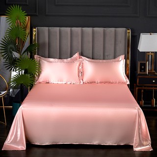 Bộ chăn ga gối satin lụa cao cấp 4 trong 1