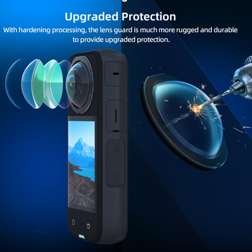 "Bảo vệ ống kính Insta360 X3, phụ kiện thiết yếu cho Insta 360 X3