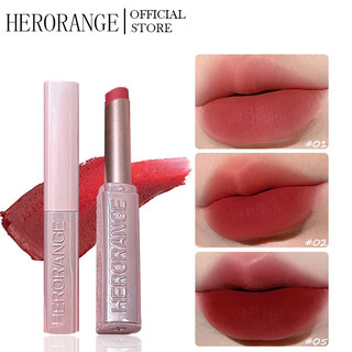 HERORANGE Bộ 3 Son Môi Màu Lì Chống Thấm Nước Lâu Trôi Giá Rẻ Dùng Làm Quà Tặng Cho Học Sinh