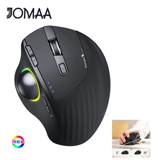Jomaa Chuột bluetooth Không Dây rgb + Chuột 2.4g Có Thể Sạc Lại