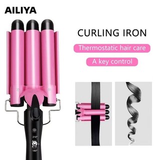 Máy uốn tóc AILIYA tạo kiểu gợn sóng ba trục 22mm