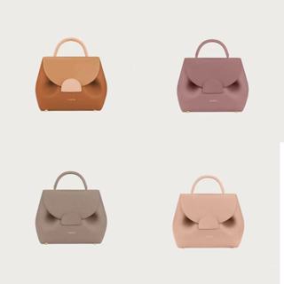 Túi Đeo Chéo Da Lyche Số Một nano - nude