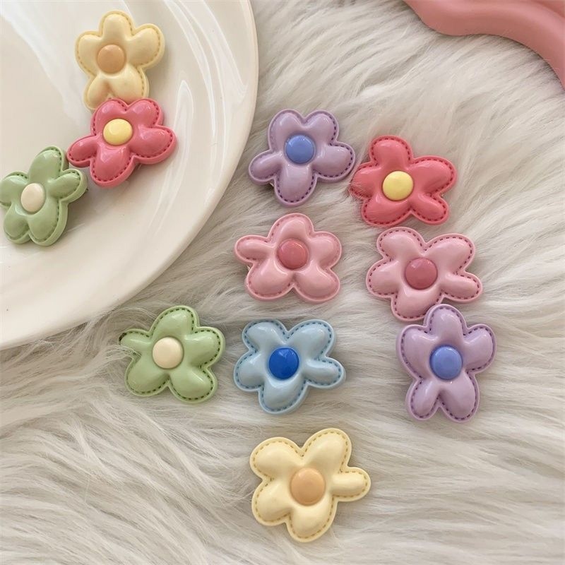 Miumiua🔮Kẹp Tóc Ba Chiều Đính Hoa Dễ Thương Cho Bé Gái