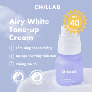  CHILLAB Airy White Tone Up Cream - Kem Chống Nắng Dưỡng Ẩm Làm Trắng Da Tự Nhiên Trong Suốt 