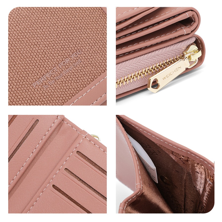 Ví Da mini Có Khóa Kéo Phong Cách Hàn Quốc Dành Cho Nữ 6305-003 PERFECT FOR YOU