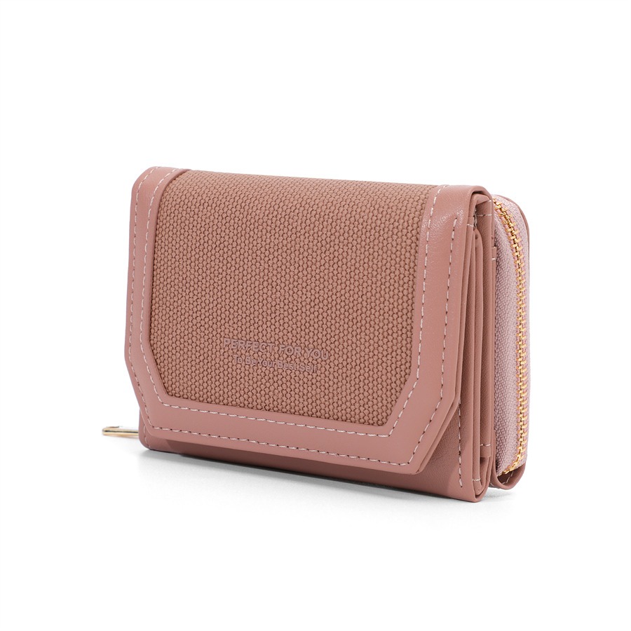 Ví Da mini Có Khóa Kéo Phong Cách Hàn Quốc Dành Cho Nữ 6305-003 PERFECT FOR YOU