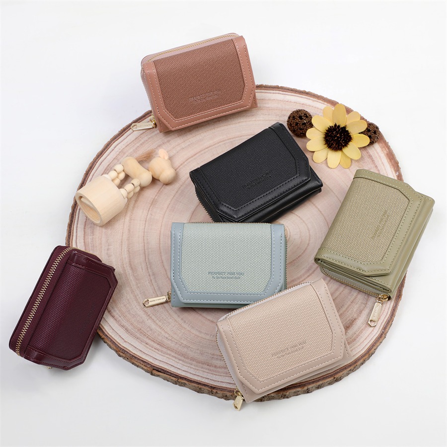 Ví Da mini Có Khóa Kéo Phong Cách Hàn Quốc Dành Cho Nữ 6305-003 PERFECT FOR YOU