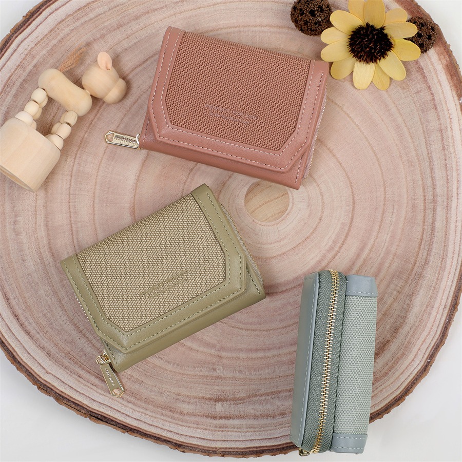 Ví Da mini Có Khóa Kéo Phong Cách Hàn Quốc Dành Cho Nữ 6305-003 PERFECT FOR YOU