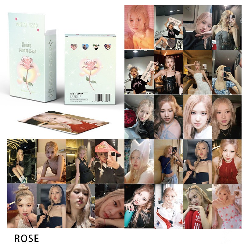 BLACKPINK Card Set 50 Tấm Thẻ Ảnh Kpop Laser Lomo Card Hình Nhóm Nhạc