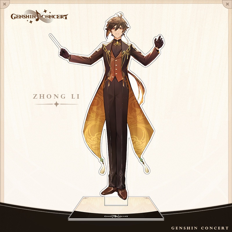 Genshin Tượng Mô Hình Nhân Vật Abedo Gayyu diona Bằng acrylic Trong Phim anime Có Giá Đỡ Để Bàn Trang Trí