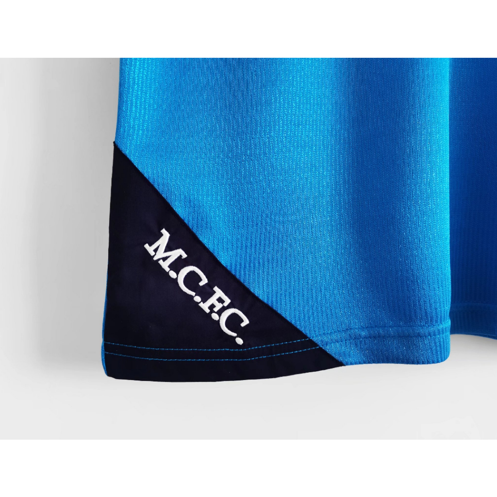 Áo Bóng Đá Đội Tuyển Manchester City 88-90 Phong Cách Retro