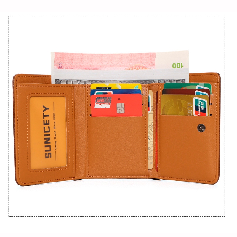 Ví Da Ngắn Thời Trang Dành Cho Nam