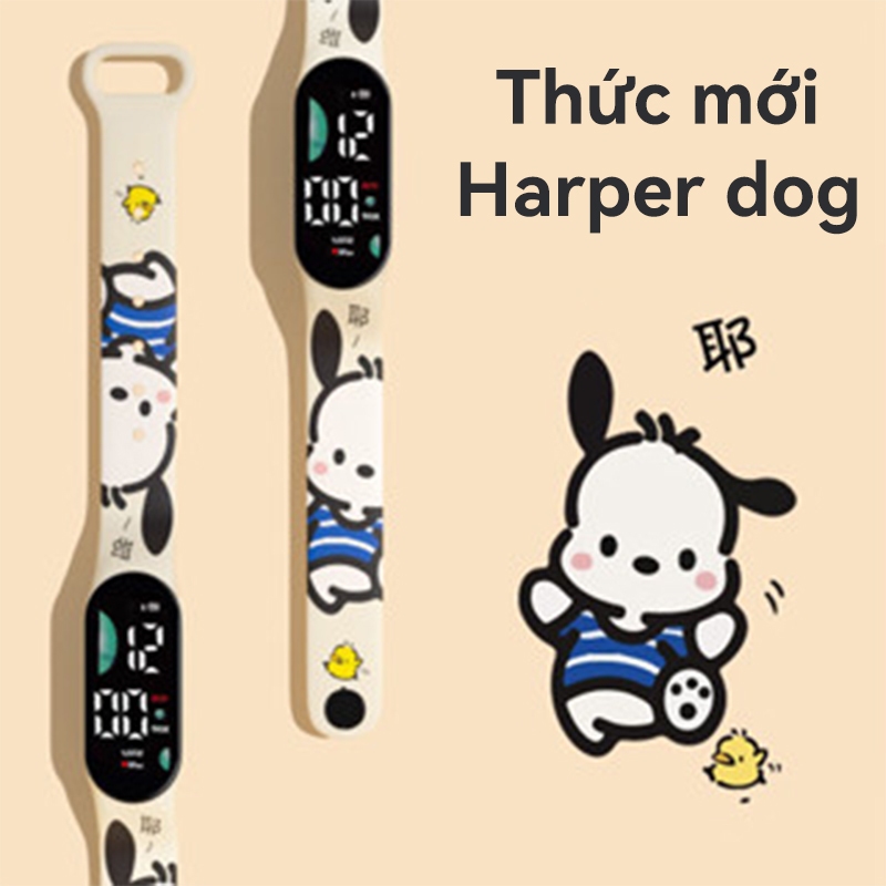 Mới Đồng Hồ Đeo Tay Điện Tử Hình Chú Chó pacha Hoạt Hình Đáng Yêu Có Đèn led Dành Cho Trẻ