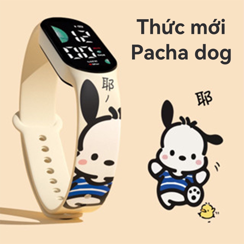 Mới Đồng Hồ Đeo Tay Điện Tử Hình Chú Chó pacha Hoạt Hình Đáng Yêu Có Đèn led Dành Cho Trẻ