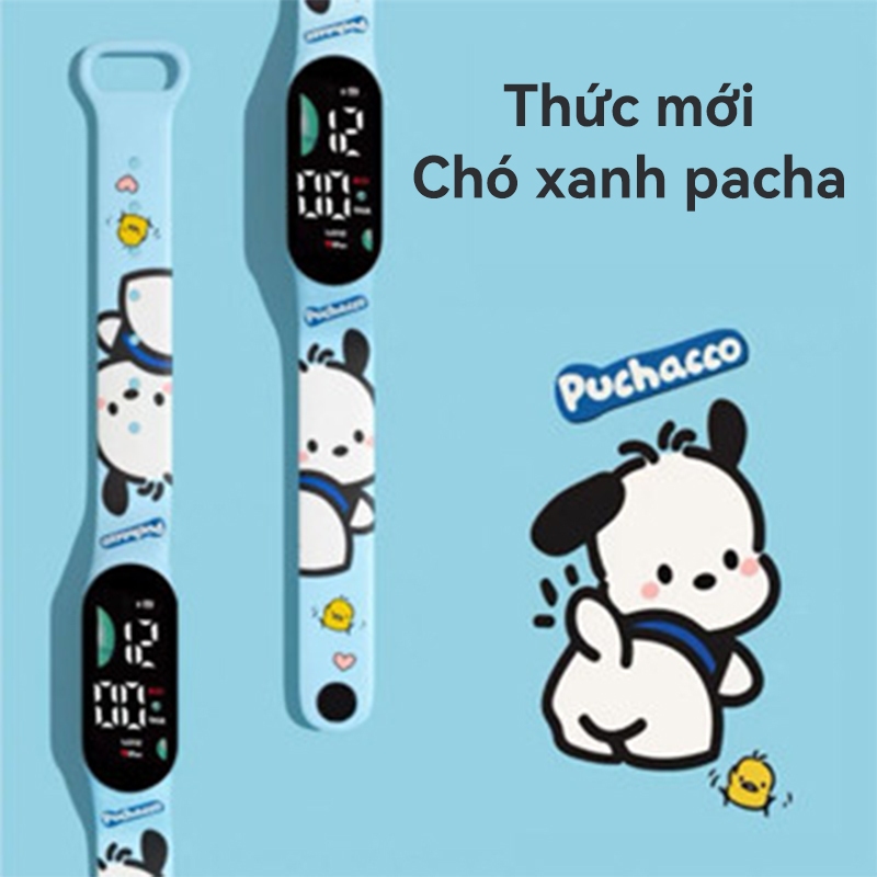 Mới Đồng Hồ Đeo Tay Điện Tử Hình Chú Chó pacha Hoạt Hình Đáng Yêu Có Đèn led Dành Cho Trẻ