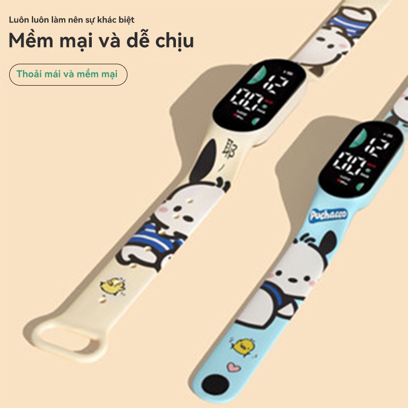 Mới Đồng Hồ Đeo Tay Điện Tử Hình Chú Chó pacha Hoạt Hình Đáng Yêu Có Đèn led Dành Cho Trẻ