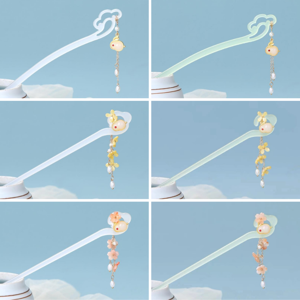 Trâm Cài Tóc cổ trang Nhựa Trung Hoa Cho Nữ