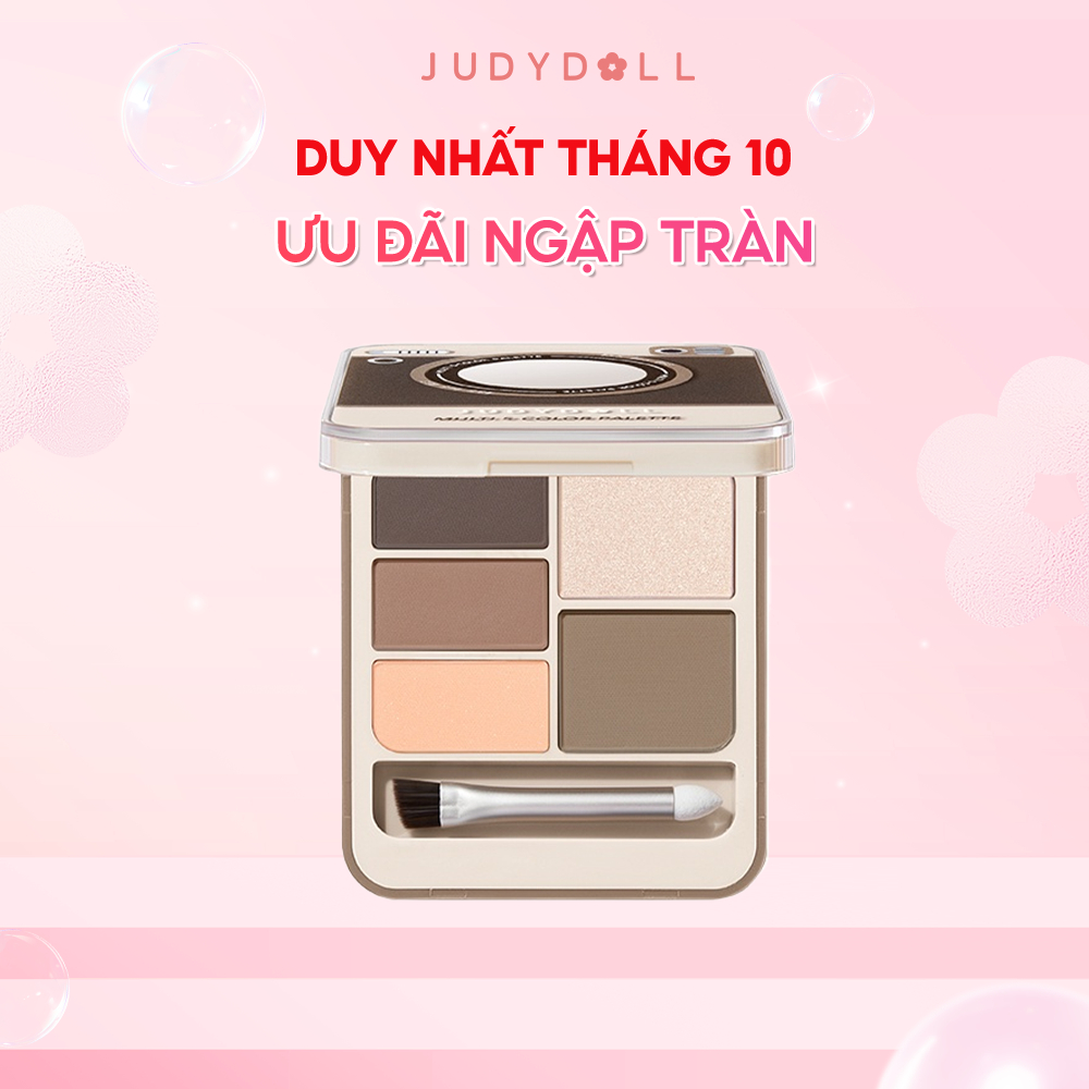 Bảng phấn mắt Judydoll 3.6g trang điểm bắt sáng tiện dụng