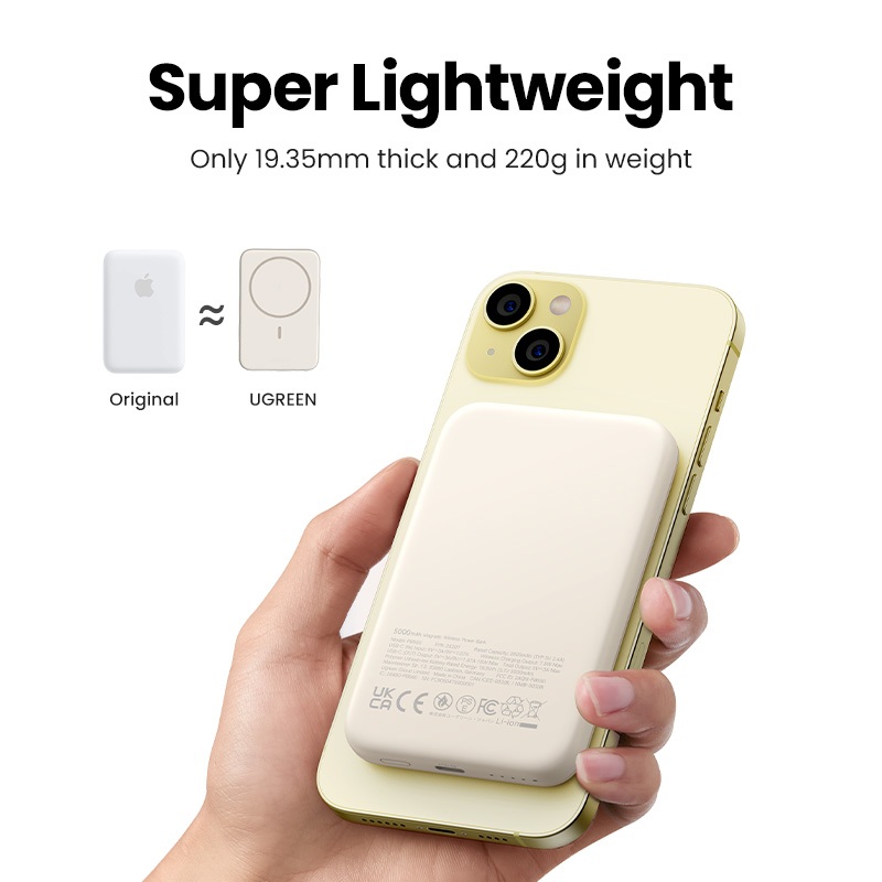 Ugreen Từ Không Dây 10000mAh Powerbank Sạc dự phòng Power Bank 10000mAh phiên bản mới dung tích lớn chất lượng Cho iPhone 12 13 14 15 Pro Mini | BigBuy360 - bigbuy360.vn