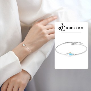 JOJO COCO vòng tay Bạc Hình cá voi dễ thương Cho Nữ