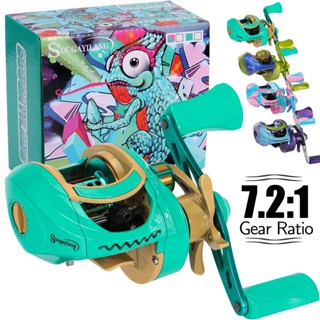 Hàng Mới Về Máy Câu Cá sougayilang 17 + 1bb 7.2: 1 Tốc Độ Cao Bằng Nhôm Chống Ăn Mòn 10kg