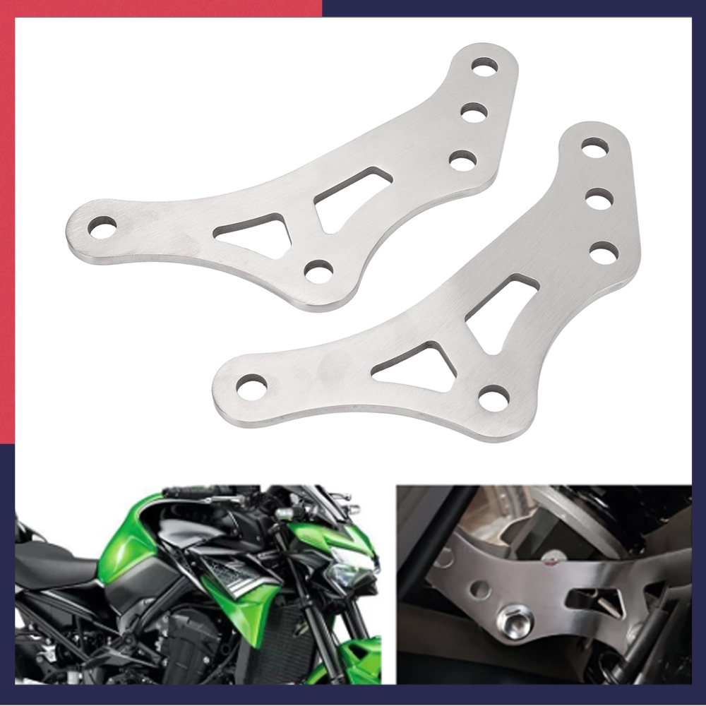 Motorlife Bộ liên kết hạ thấp phía sau xe máy Có thể điều chỉnh 3 lỗ 20‑30mm Thay thế cho Z900 Z900RS 2017‑2019