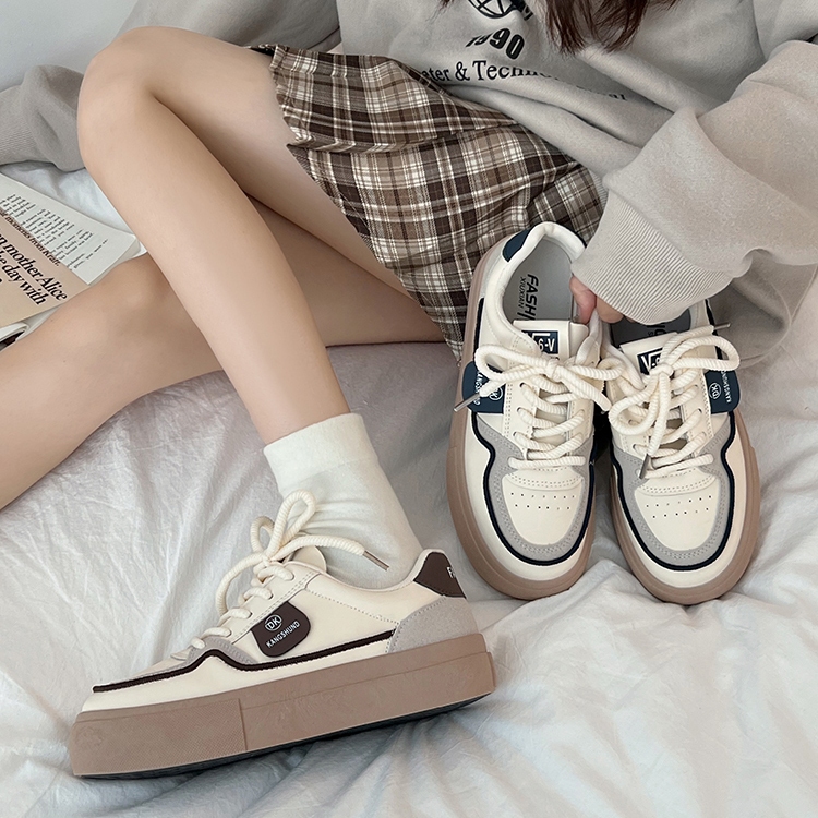 Giày Thể Thao Đế Mềm Phong Cách retro Cho Nữ