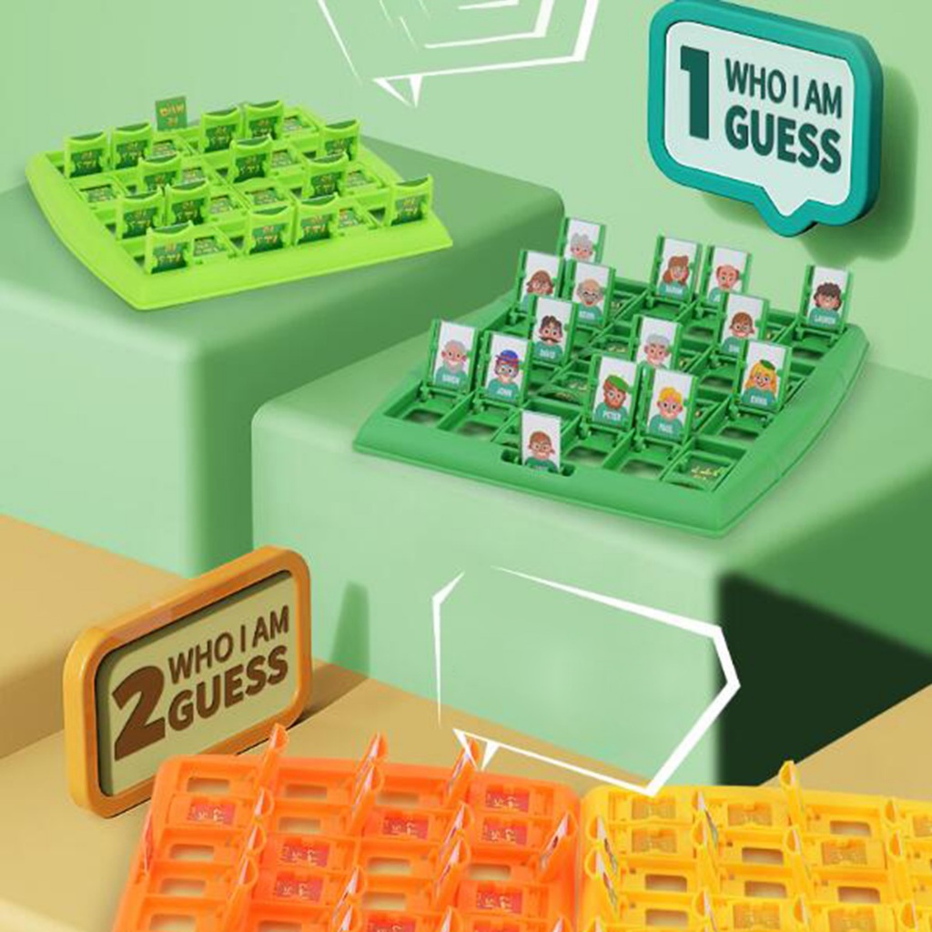 Predolo Bộ Đồ Chơi board game Đoán Tương Tác Với 2 Người Chơi Thẻ Nhân Vật Dành Cho Bé Gái